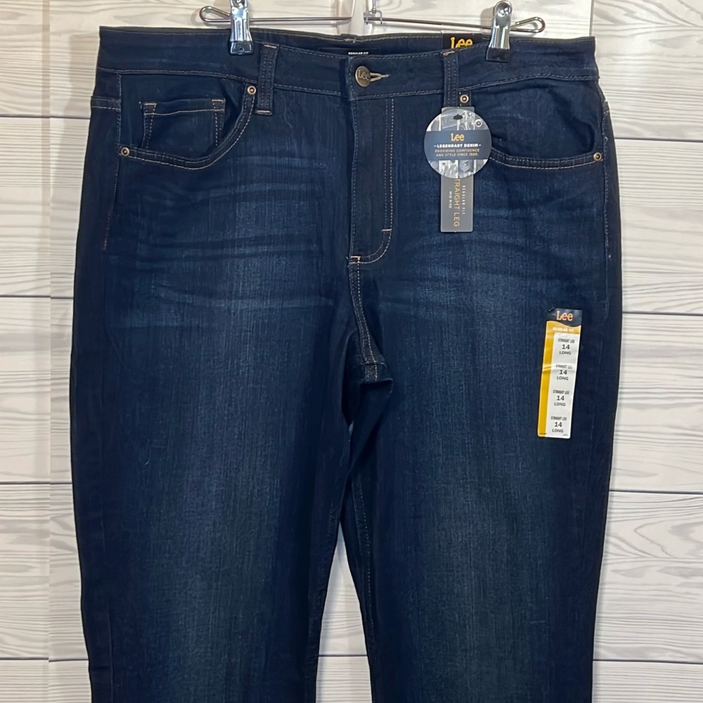 Size 14 long   Lee Regular fit Jeans  (nwt)